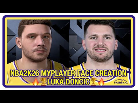 🏆 NBA 2K26 MyPlayer Face Creation Guide Luka Doncic ~ Xbox Series X PS5 🏆 