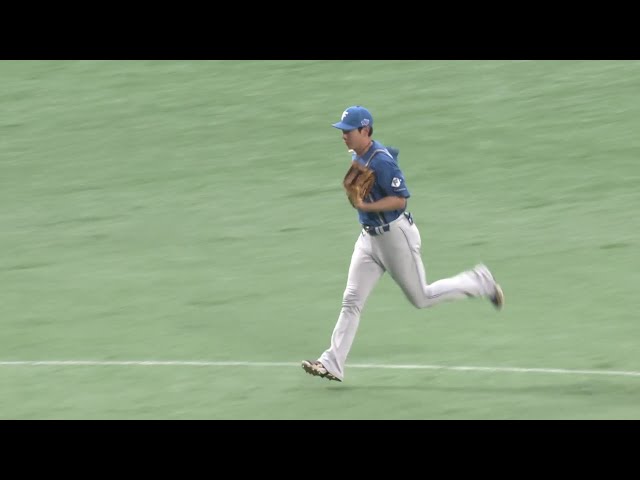 【2回裏】ピンチを救う!! ファイターズ・松本剛 ダイビングキャッチで先制阻止!! 2025年5月28日 福岡ソフトバンクホークス 対 北海道日本ハムファイターズ