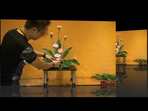 初級插花示範 Flower Arrangement Elementary Level