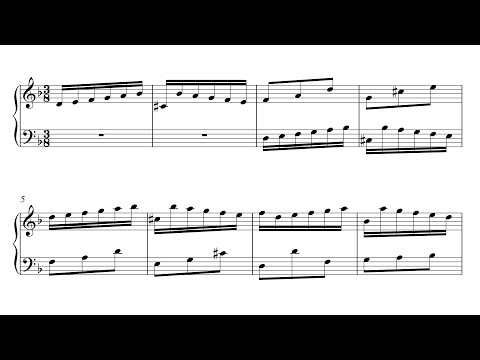Bach: Invention 4 in D Minor, BWV 775 (Urtext Edition)