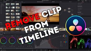 How to Remove Clip from the Timeline in DaVinci Resolve 2025?