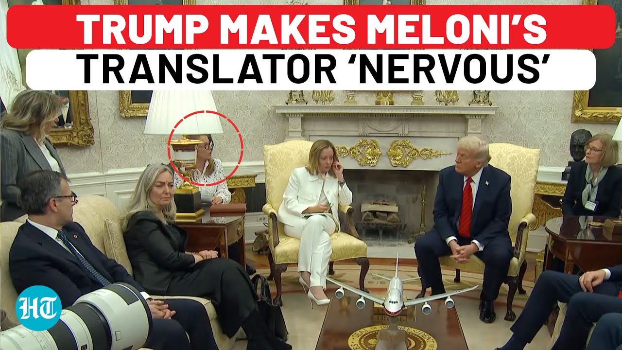 On Cam: Meloni Translator Fumbles After Trump Asks Her To Speak On NATO, Zelensky & Ukraine War