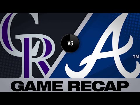 Blackmon, Story lead big Rockies comeback vs. Braves: 4/27/19
