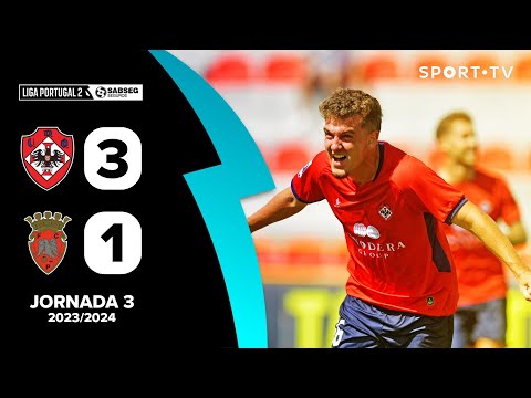 Resumo: UD Oliveirense 3-1 FC Penafiel - Liga Portugal SABSEG | SPORT TV