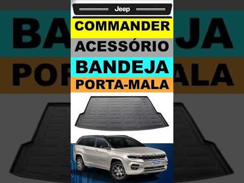 Acessório para o Jeep Commander bandeja do porta mala, proteção do bagageiro