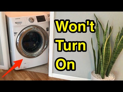 Samsung washer not turning on - Diagnostic and repair of the main logic board.