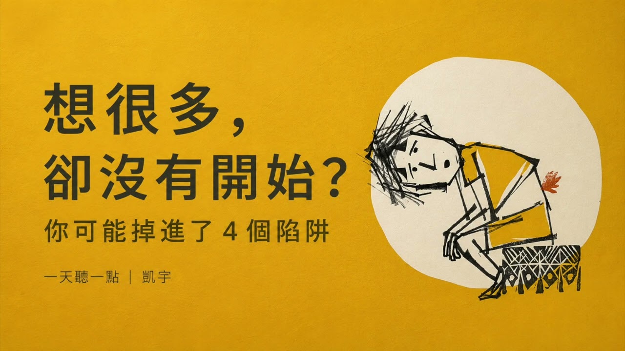 想很多，卻始終沒有開始？你可能掉進了這4個陷阱【一天聽一點260713】