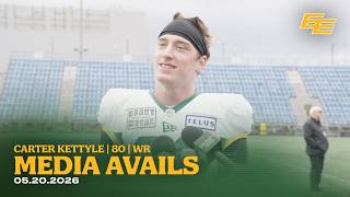 Preparing for Rookie Season Ahead of Week One Preseason Game | WR Carter Kettyle | 05.20.26