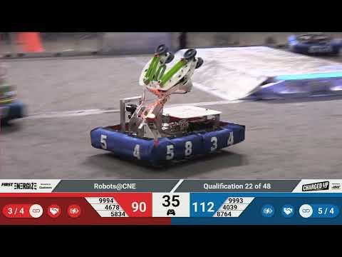 Robots@CNE 2023 Qualification Match 22