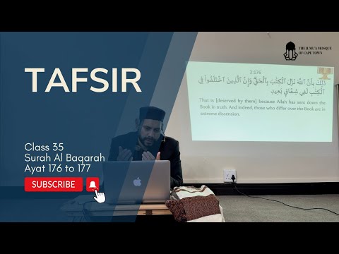What True Righteousness Really Means | Tafsir of Surah Al-Baqarah 2:176–177 | Shaykh Isma-eel Isaacs