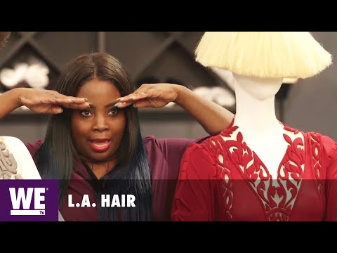 L.A. Hair | Kim Presents Her Edgy Hairstyles to Mikey...