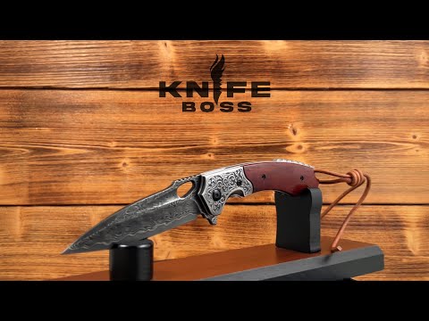 KnifeBoss zavírací damaškový nůž Protector VG-10