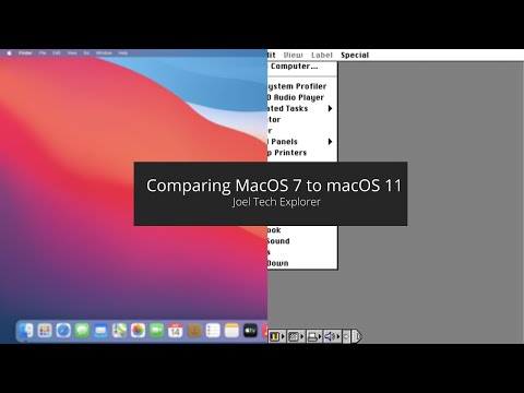Comparing Macintosh System Software 7 to the macOS 11.3 Big Sur!