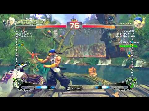 SSF4 AE Rufus (chobixinco) vs Yun (doikun012) Japanese Ranking Match