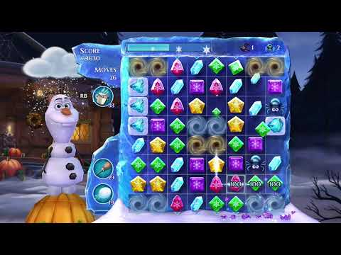 Frozen Free Fall: Snowball Fight, Summer Level 48, Walkthrough, No Power Ups, Amazing