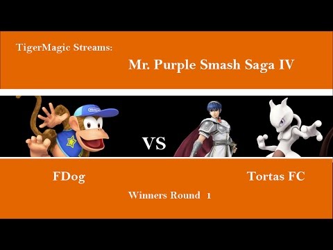 Mr. Purple Smash Saga IV- FDog (Diddy Kong) vs. Tortas FC (Mewtwo, Marth)- Winners Round 1 Smash 4