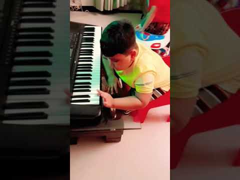 zaigham playing Happy birthday song