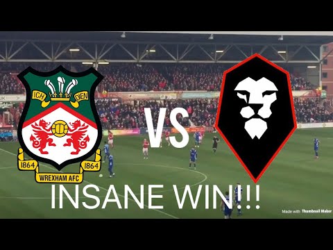 Wrexham DESTROY Salford City (insane 5-1 win) Machday Vlog