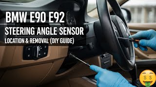 BMW E90 E92 Steering Angle Sensor Location & Removal (DIY Guide)