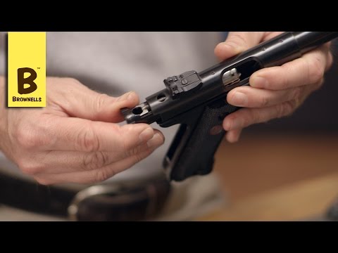 Firearm Maintenance: Ruger Mark I,II,III Disassembly - Part 1/4