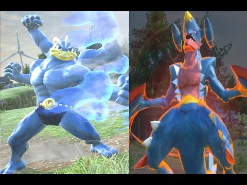 Pokken Tournament 100% LIGA AZUL - Zona Combates 3: Machamp y Garchomp