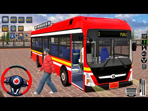 Bus Simulator 3D - Real World Transport Bus Driving 2025 - Bus Game Android Gameplay