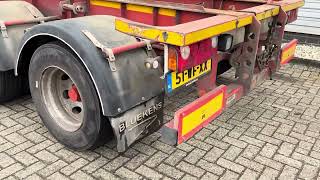 Remorcă pentru transport containere Burg A-3-28 / APK - TUV MEI 2027 / DUBBEL LUCHT / 40 mm / BPW AXLES / | Imagine 4 - Autoline
