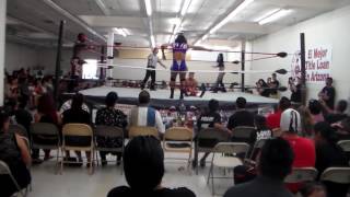 Twisted Sisterz vs Daniel Sanchise & Red Miracle 8.21.16 Por Promotions, Arizona