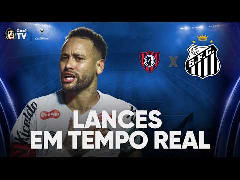 SANTOS X SAN LORENZO: SUL-AMERICANA | LANCES EM TEMPO REAL | NOCHE DE COPA