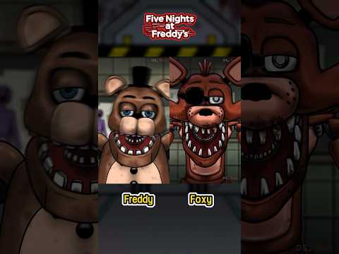 Five Nights at Freddy's Freddy & Foxy Transformation Animation | FNaF Freddy & Foxy