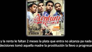 Aventura - Amor de Madre (lyric - letra)