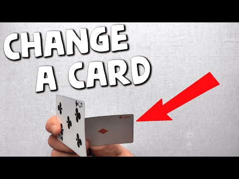How to INSTANTLY Change a Card | SNAP CHANGE Tutorial | CARDISTRY TRICK FLOURISH RIDDLE PUZZLE FUNNY