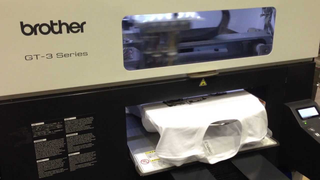 Printer printing Back to the Future T-Shirt