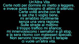 F.Battiato  -  Un&#39; Altra Vita (testo)