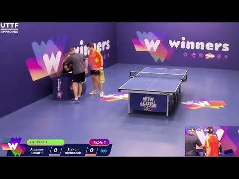 WINners CUP table 1   10.11   Arzanov Dmitrii - Ziakun Aleksandr  16:00