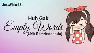 허각 (Huh Gak) – 흔한 이별 (Empty Words) "sub indo" [Lirik Rom/Indonesia] / Lirik indonesia