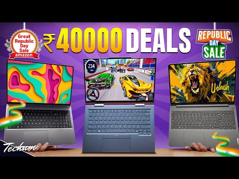 14th Gen Laptop Deals Under 40000 In Republic Day Sale 2026🔥BEST Laptop Deals on Amazon & Flipkart