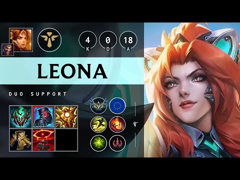 Leona Support vs Lux - EUW Challenger Patch 25.19