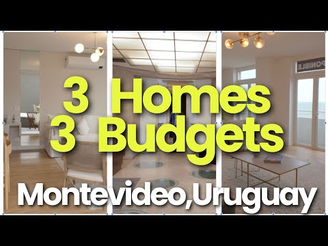 3 Home Tours in Montevideo Uruguay | $480000 to $1.2 Million