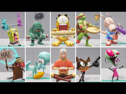 Nickelodeon All-Star Brawl 2 - All Taunts