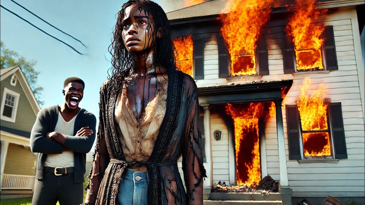 Her husband set their house on fire and sneered,"Now you have no choice but to live under my control