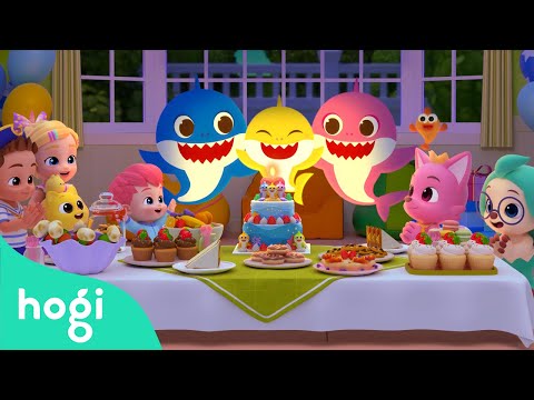 🎉 🎂 Happy Birthday Baby Shark! 💛 🦈｜Baby Shark's 10th Birthday｜Hogi Pinkfong