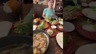 Eating authentic Vietnamese pho in Dallas, Texas. #vietnamesefood 