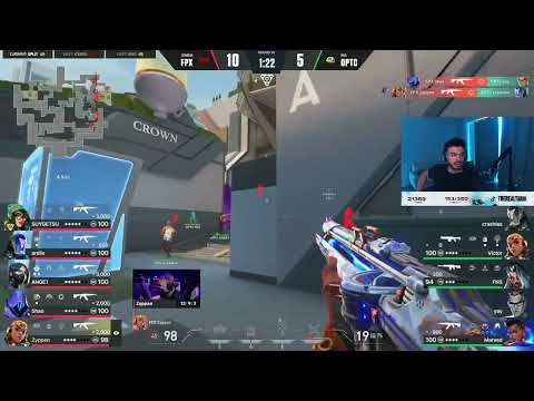 Tarik is impressed by FunPlus Phoenix team work vs OpTic Gaming| VCT Masters Copenhagen lower final