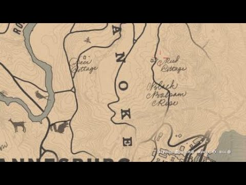 Red Dead Redemption 2 Sketched Map Location