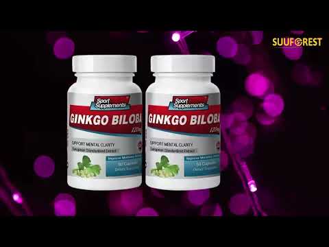 Ginkgo BILOBA Leaf Extract 50:1 120MG - Support Mental Clarity - Brain Function Booster Supplement