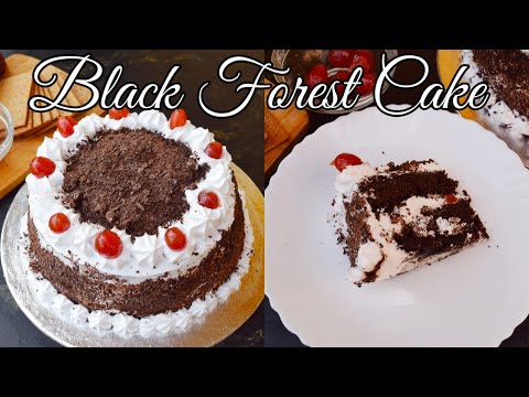 black forest cake recipe | new year cake recipe | cake recipe
