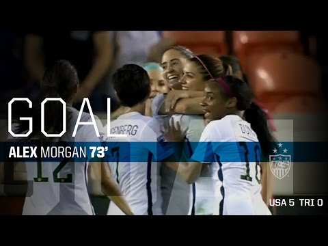 WNT vs. Trinidad & Tobago - Alex Morgan Second Goal - Feb. 19, 2016