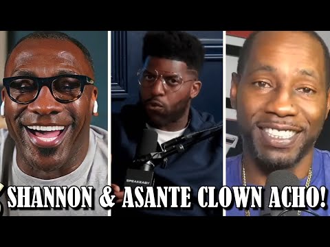 Shannon Sharpe & Asante Samuel CLOWNS Emmanuel Acho for buying Undisputed YouTube & X Pages