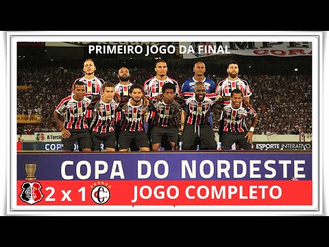 SANTA CRUZ 2 X 1 CAMPINENSE - JOGO COPLETO - 1º JOGO DA FINAL COPA DO NORDESTE 2016